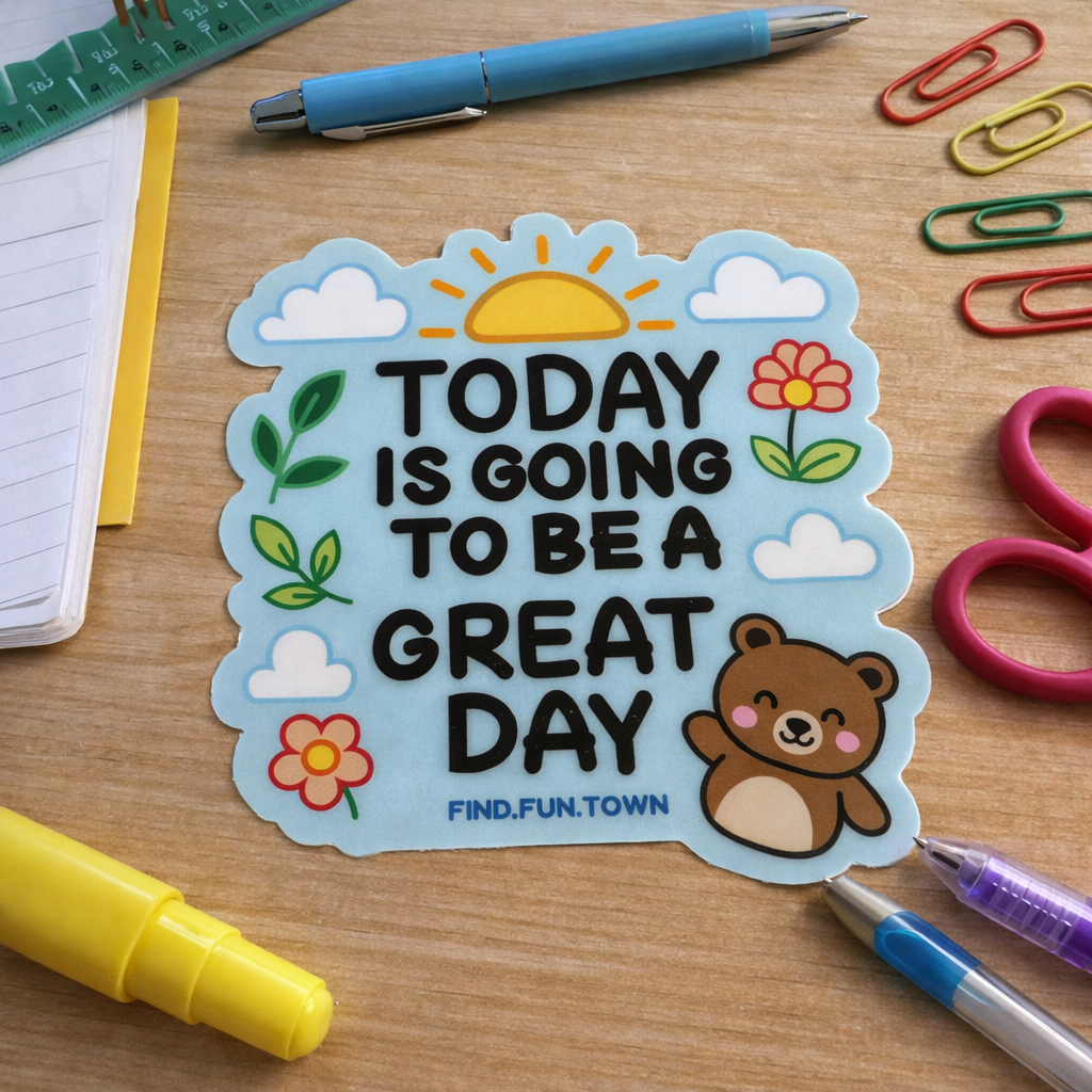 "Today Is Going to be a Great Day" Sticker