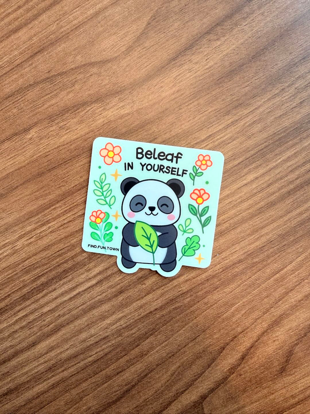 Panda Motivational Sticker