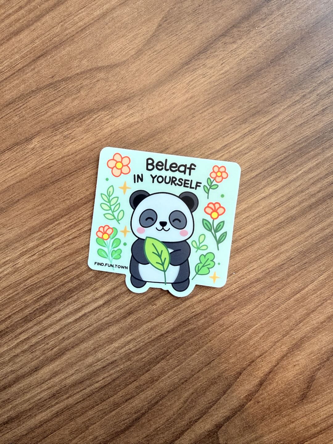 Panda Motivational Sticker