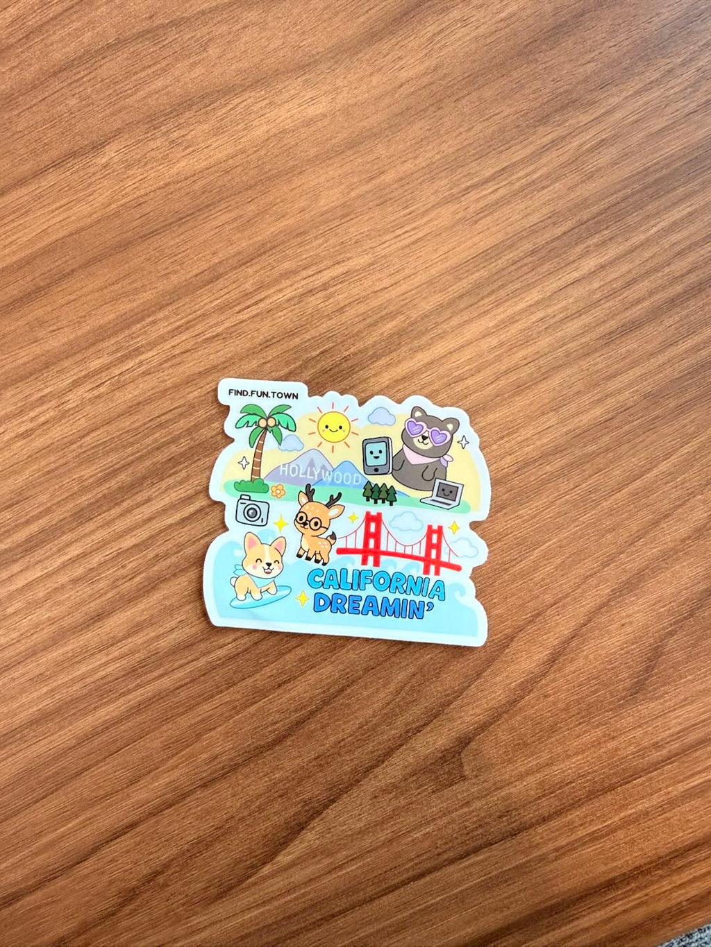 California Dreamin' Travel Sticker