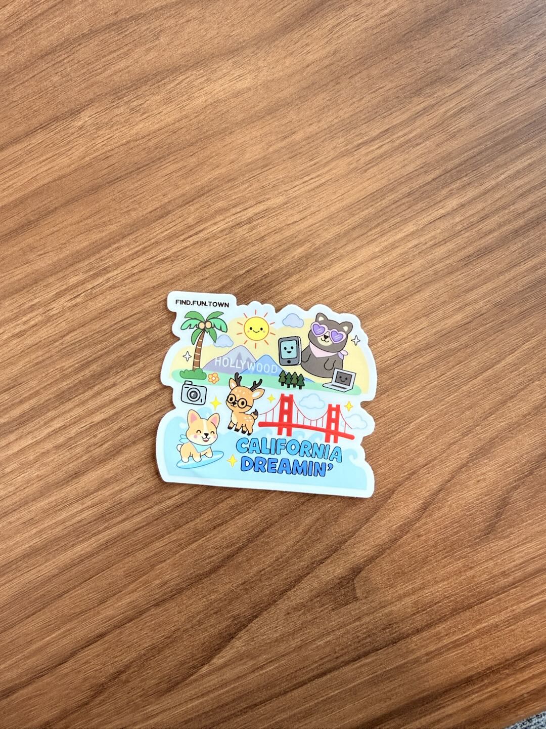 California Dreamin' Travel Sticker