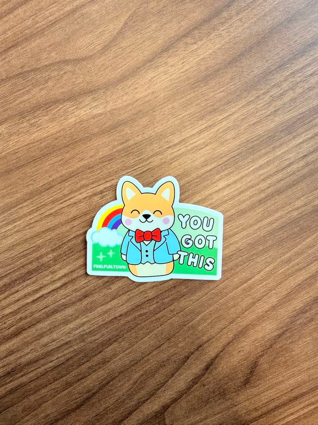 Corgi You Got This Sticker