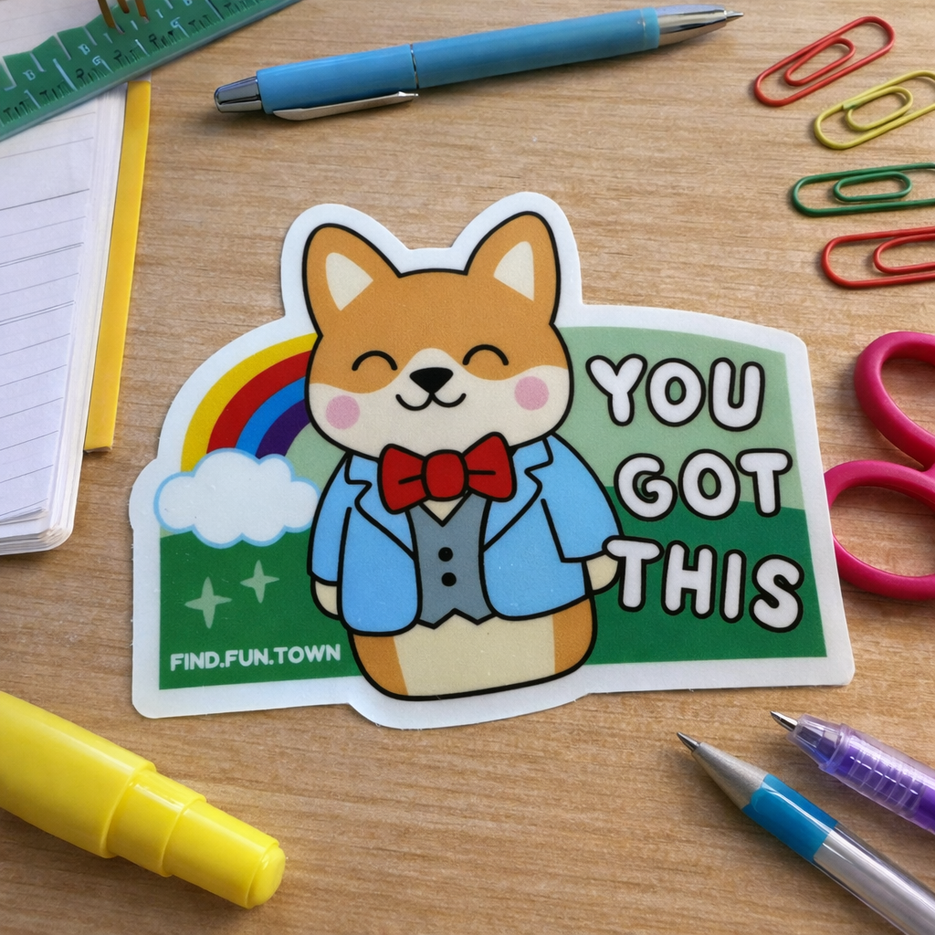 Corgi "You Got This" Sticker